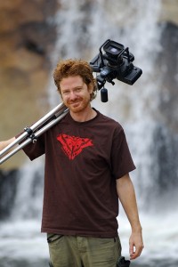 Gerhard at work, emerald creek, queensland, photo by Steven Nowakowski